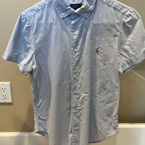 Women’s Polo Ralph Lauren Blue Short Sleeve Oxford Medium